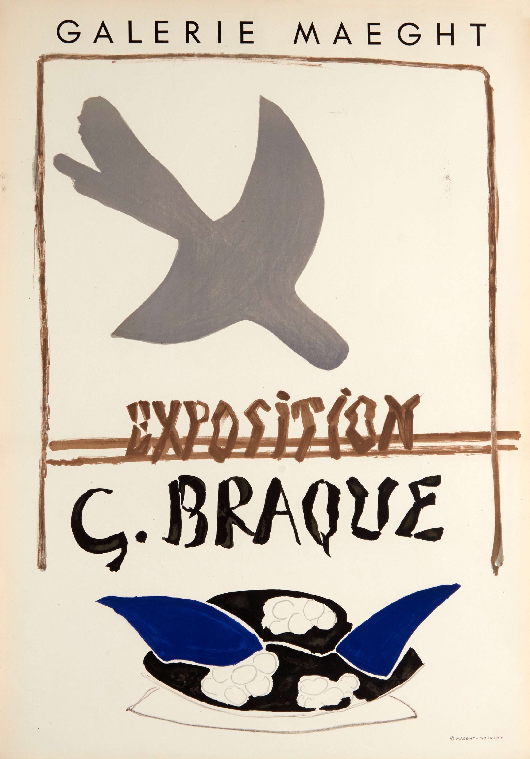 Repressalier Anmelder Bonde Galerie Maeght by Georges Braque (1959) – Mourlot Editions
