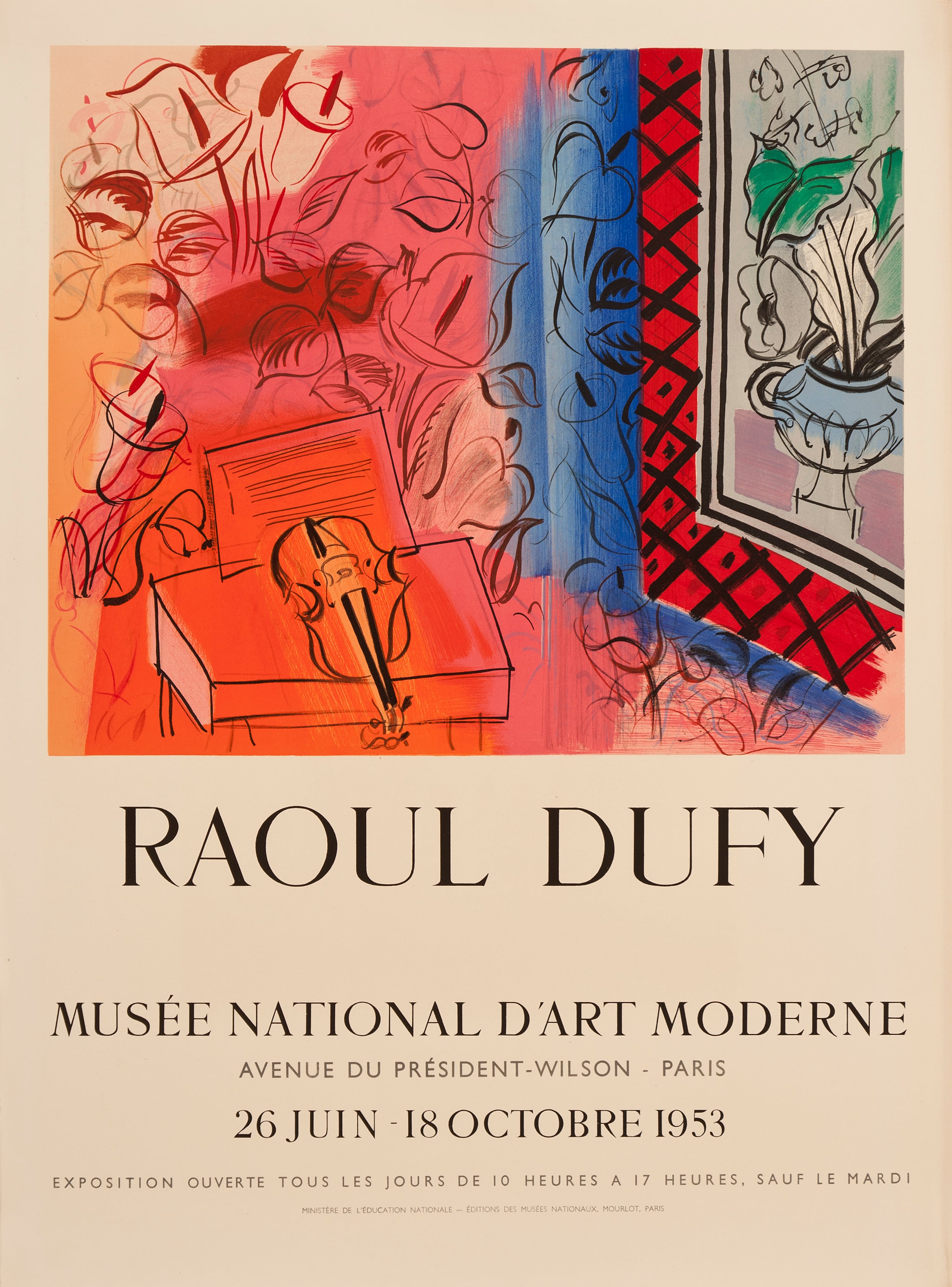 Intérieur au Violon - Musée National D'Art Moderne (after) Raoul Dufy