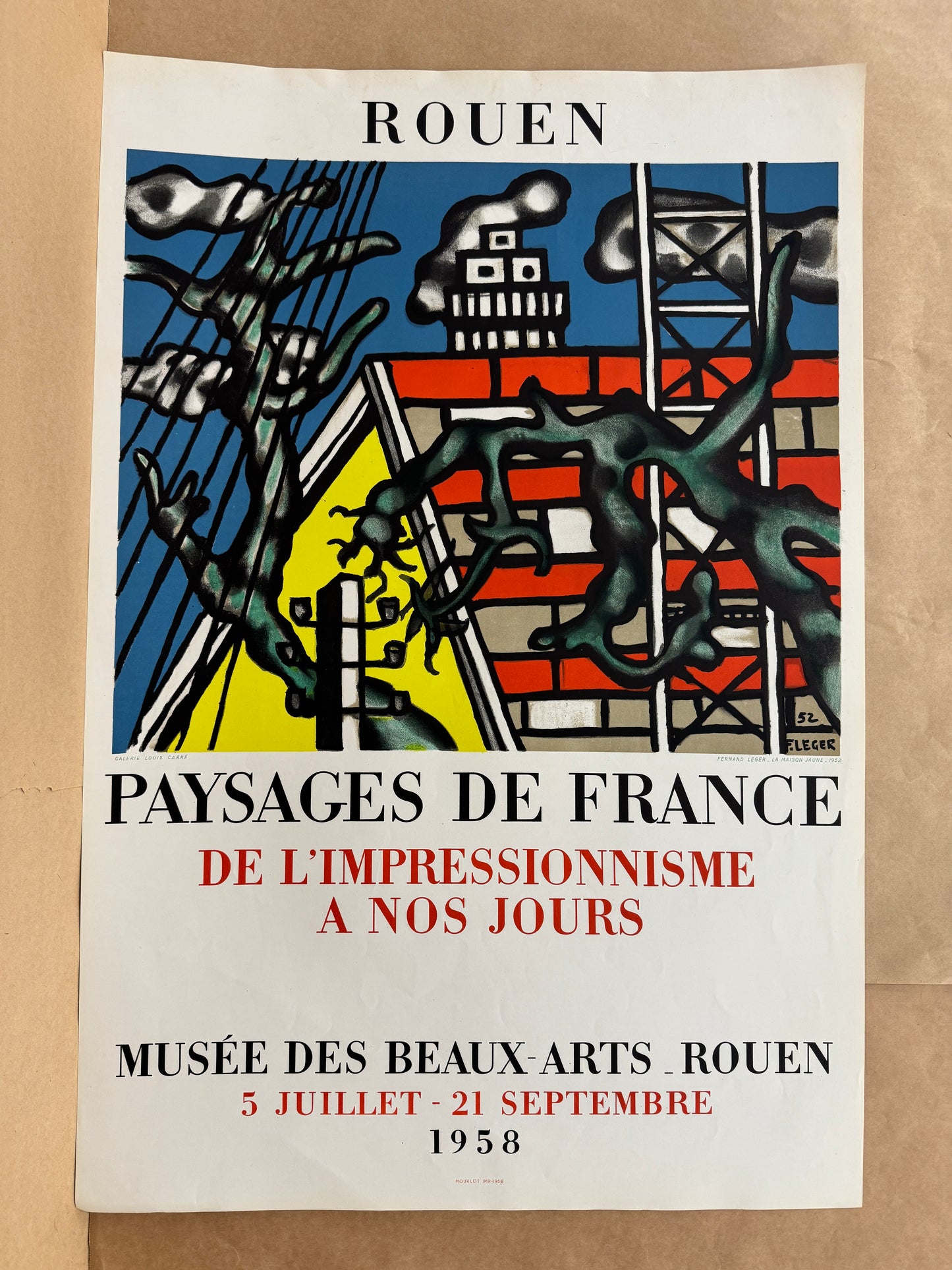 Paysages de France - Rouen (after) Fernand Leger, 1958