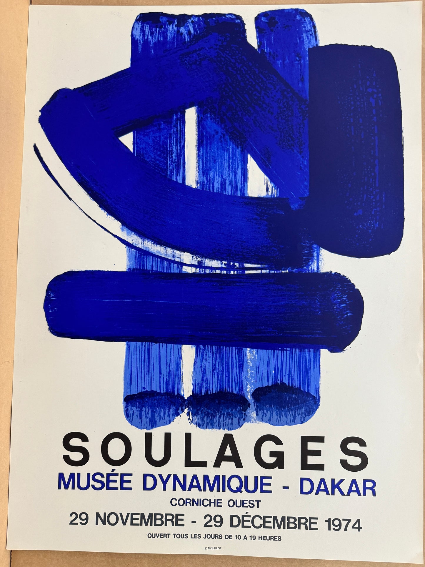 Musee Dynamique-Dakar by Pierre Soulages, 1974