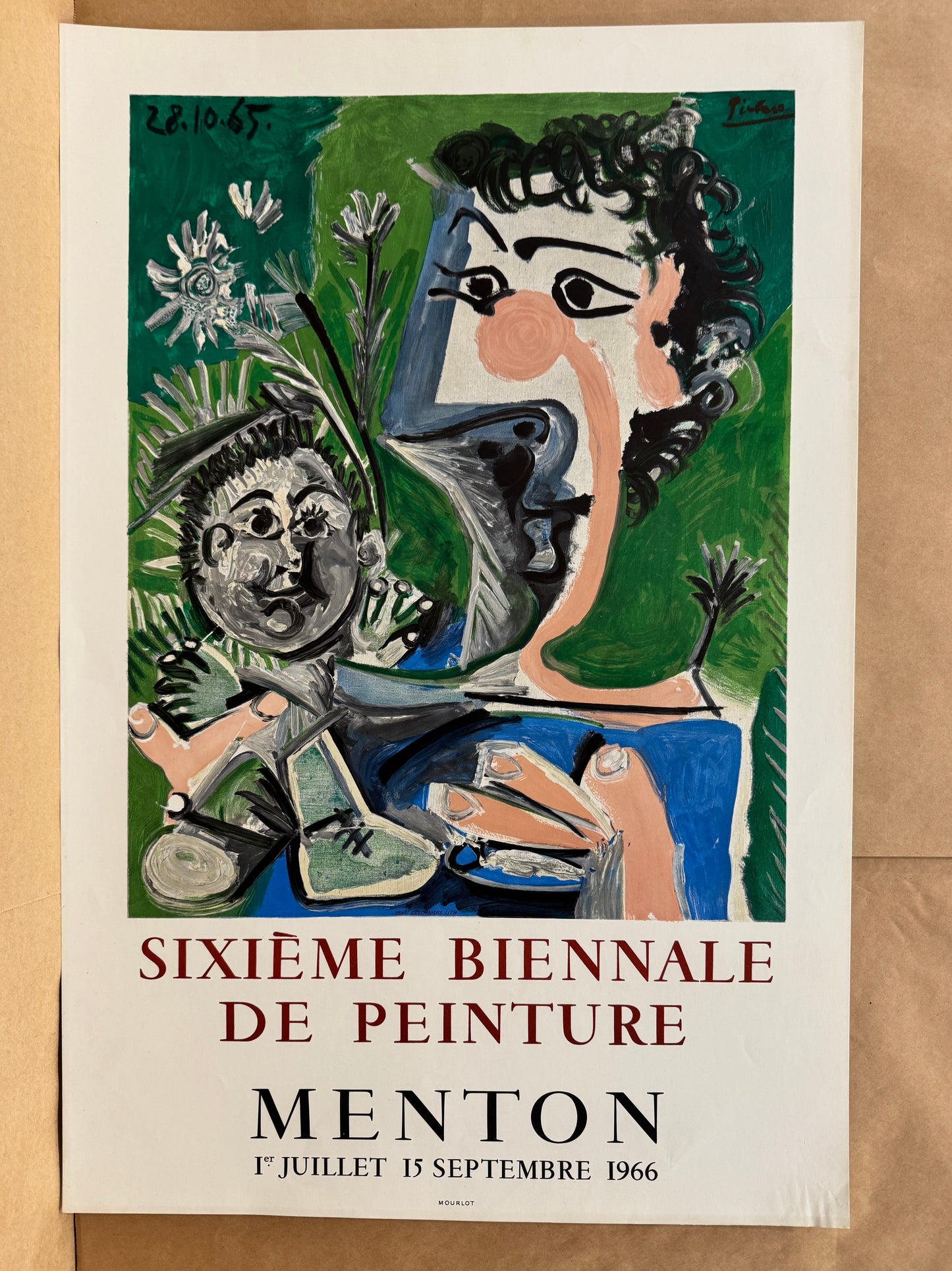 Sixieme Biennale de Peinture - Menton (after) Pablo Picasso, 1966