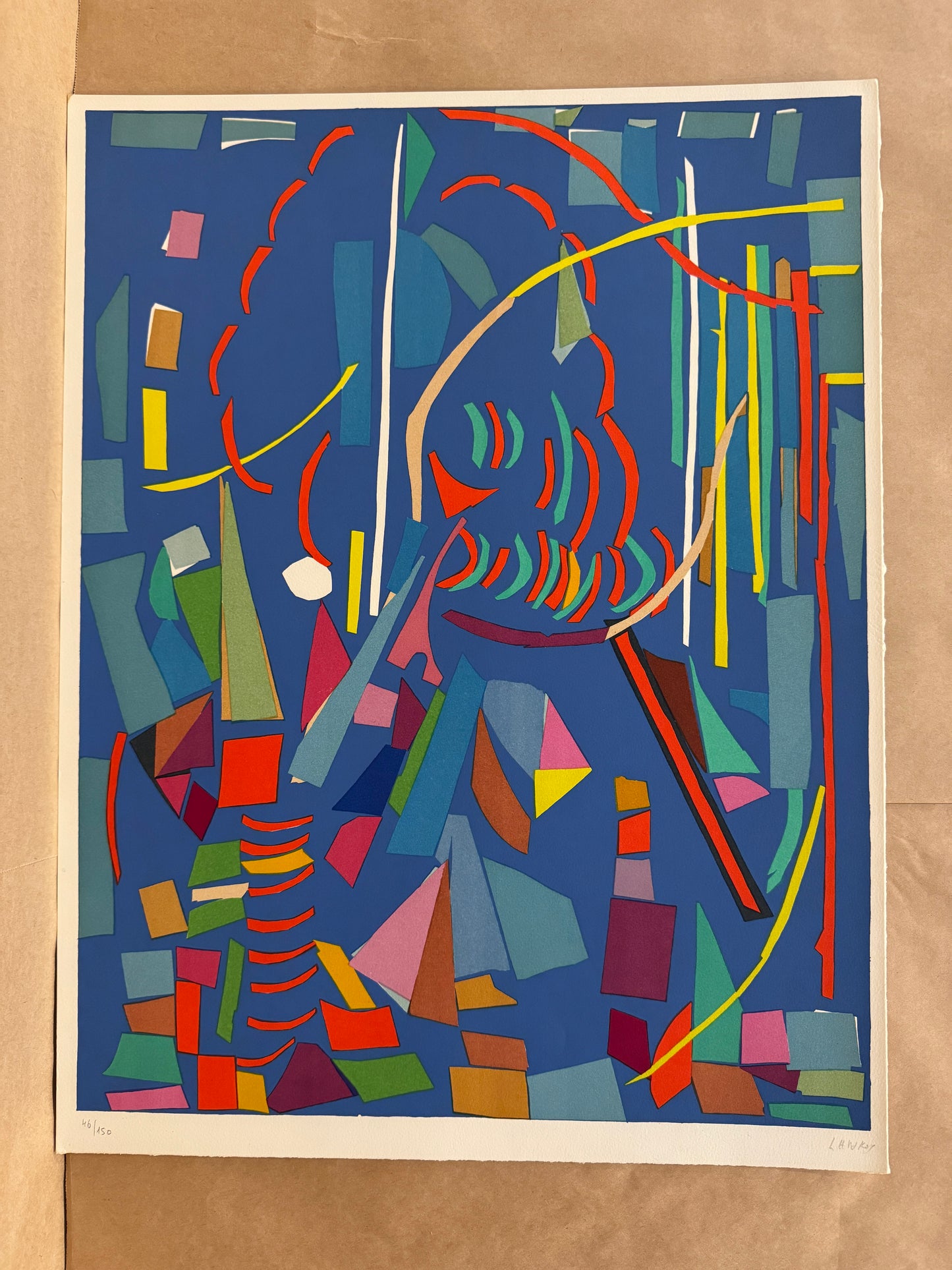 Blue Composition by André Lanskoy, 1965