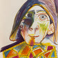 Harlequin, Galerie Louise Leiris by Pablo Picasso, 1971