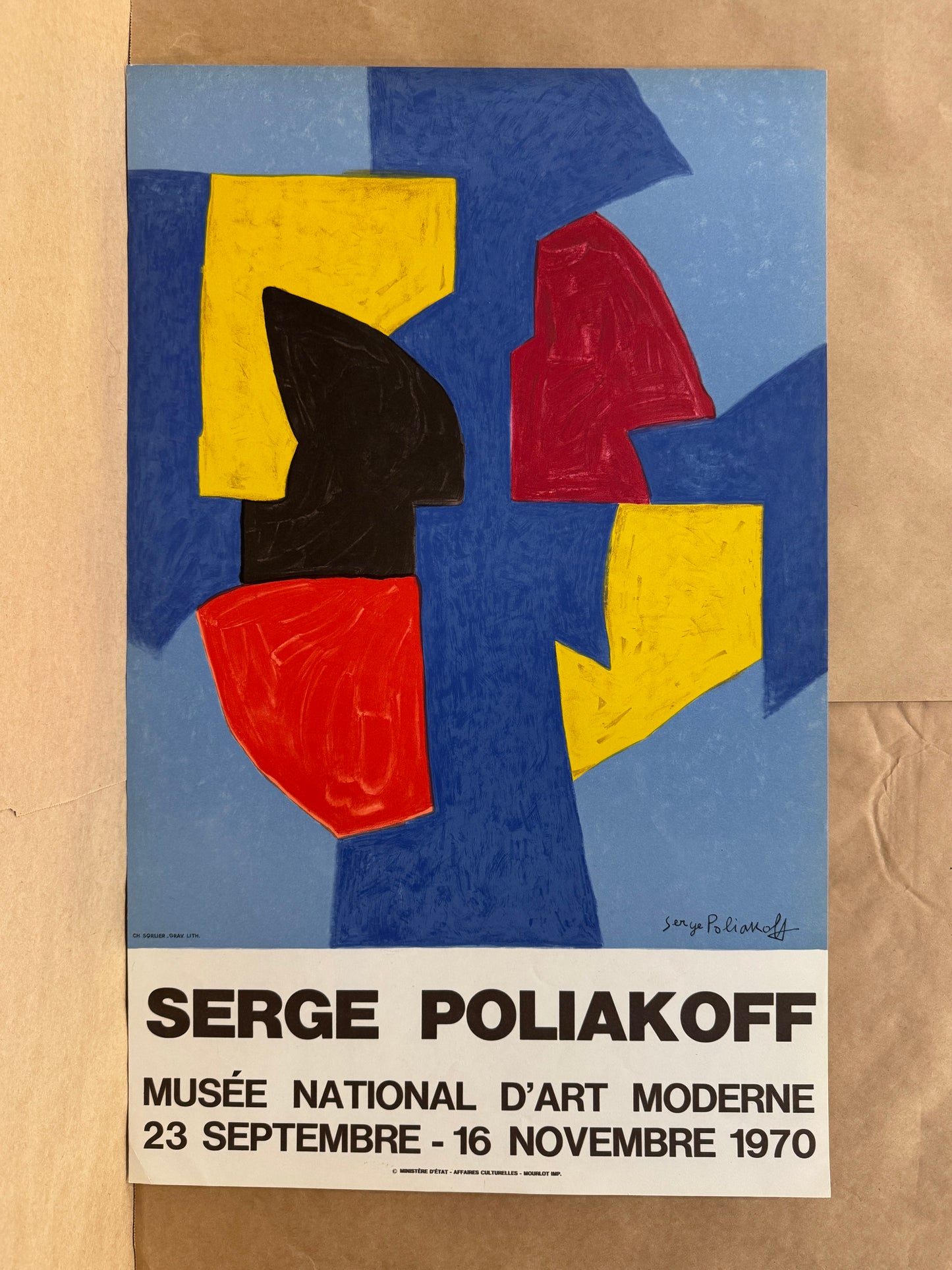 Musee National d'Art Moderne (after) Serge Poliakoff, 1970