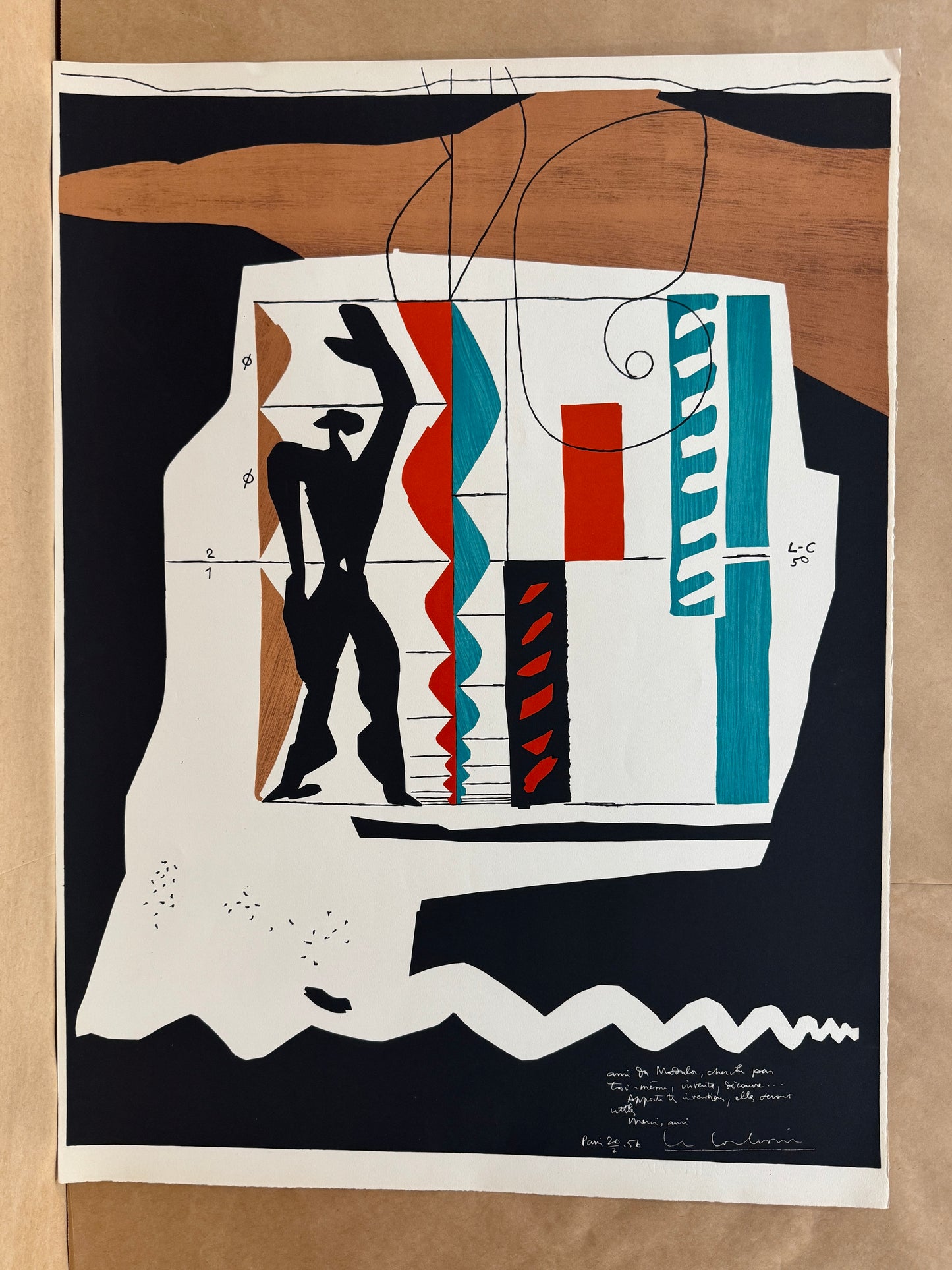 Modulor by Le Corbusier, 1956/62