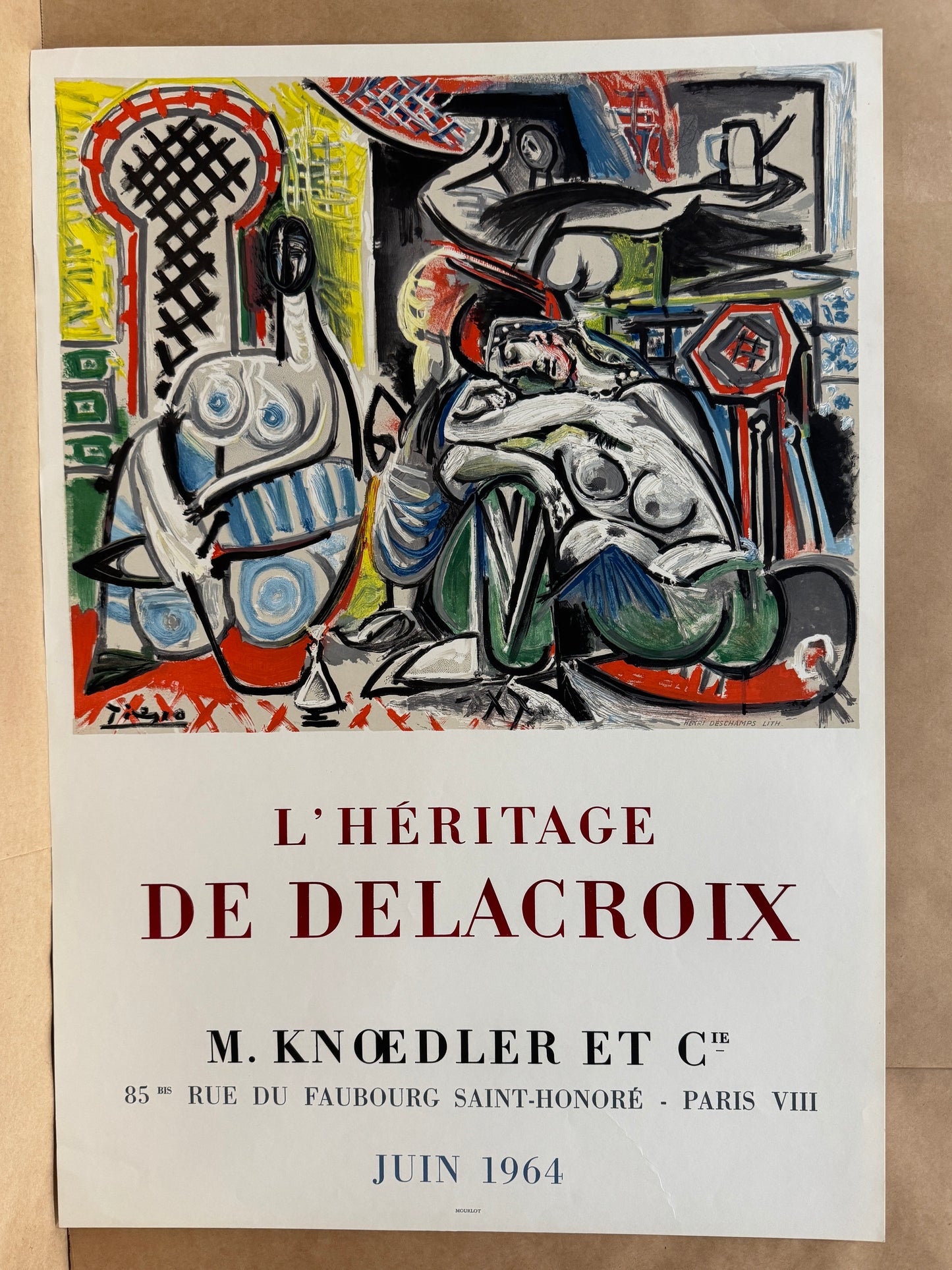 Les Femmes d'Alger - L'Héritage De Delacroix (after) Pablo Picasso, 1964