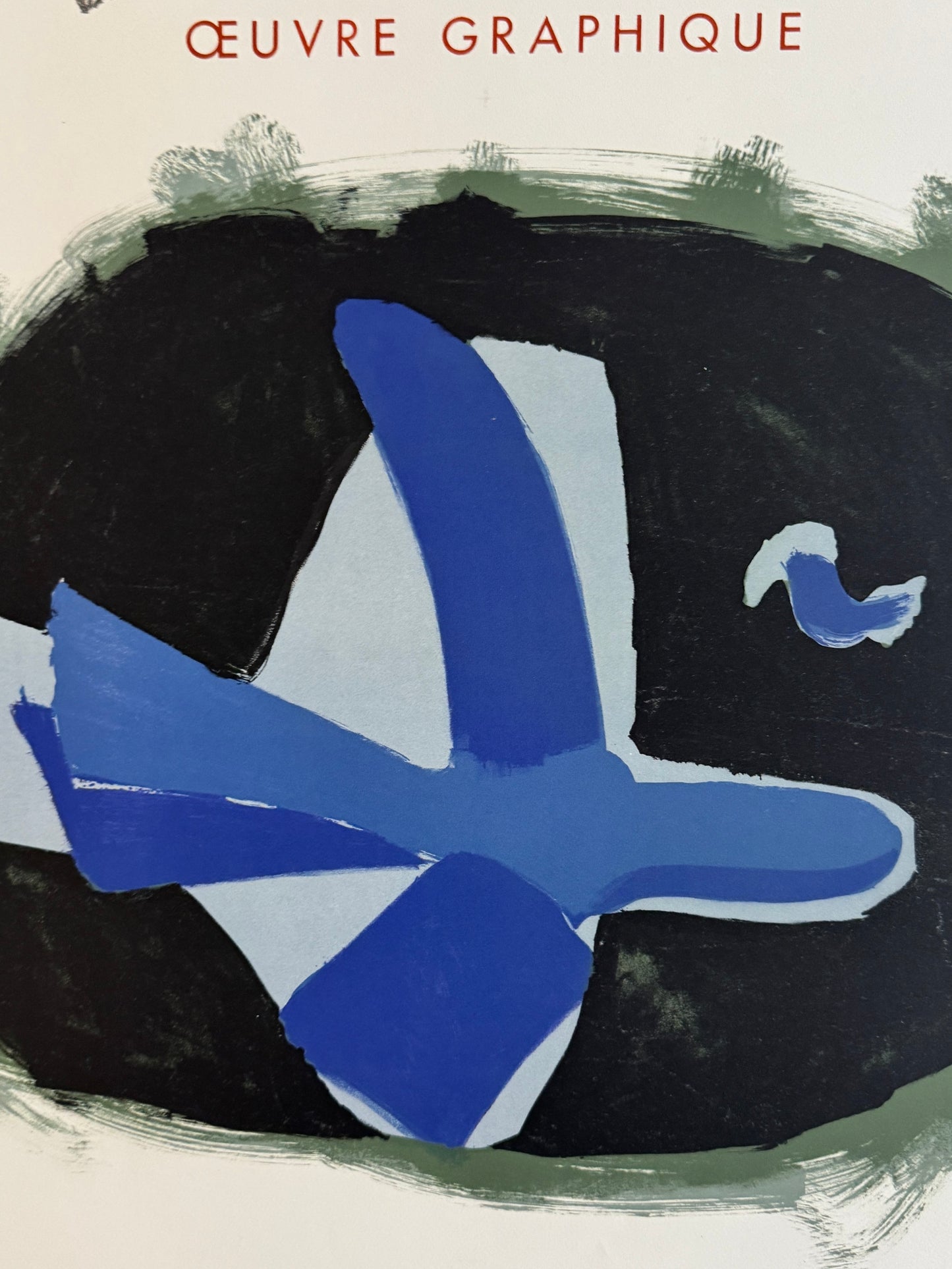 L'Oiseau des forêts - Galerie Nicolas Rauch by Georges Braque, 1958