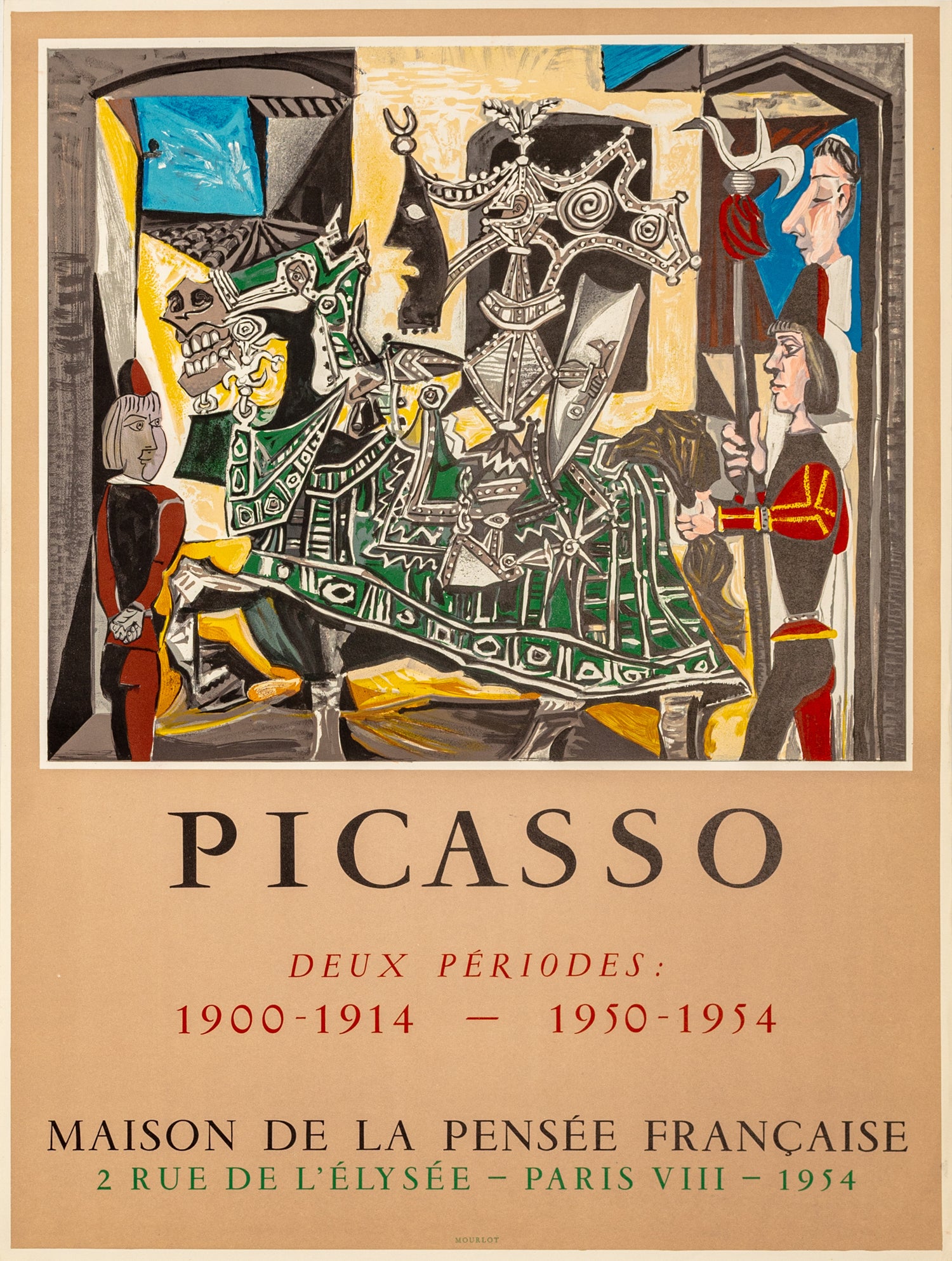 Deux Périodes - Maison de la Pensée Francaise (after) Pablo Picasso