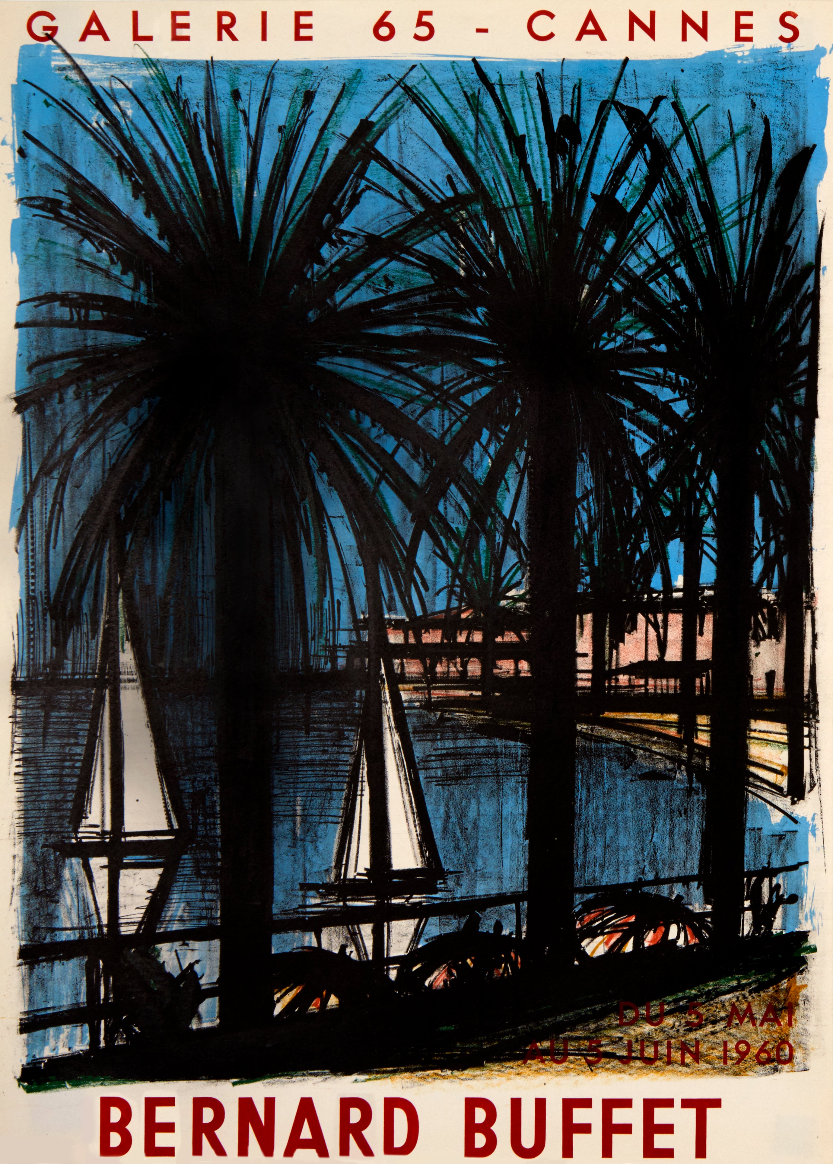 Galerie 65 - Cannes, by Bernard Buffet, 1960
