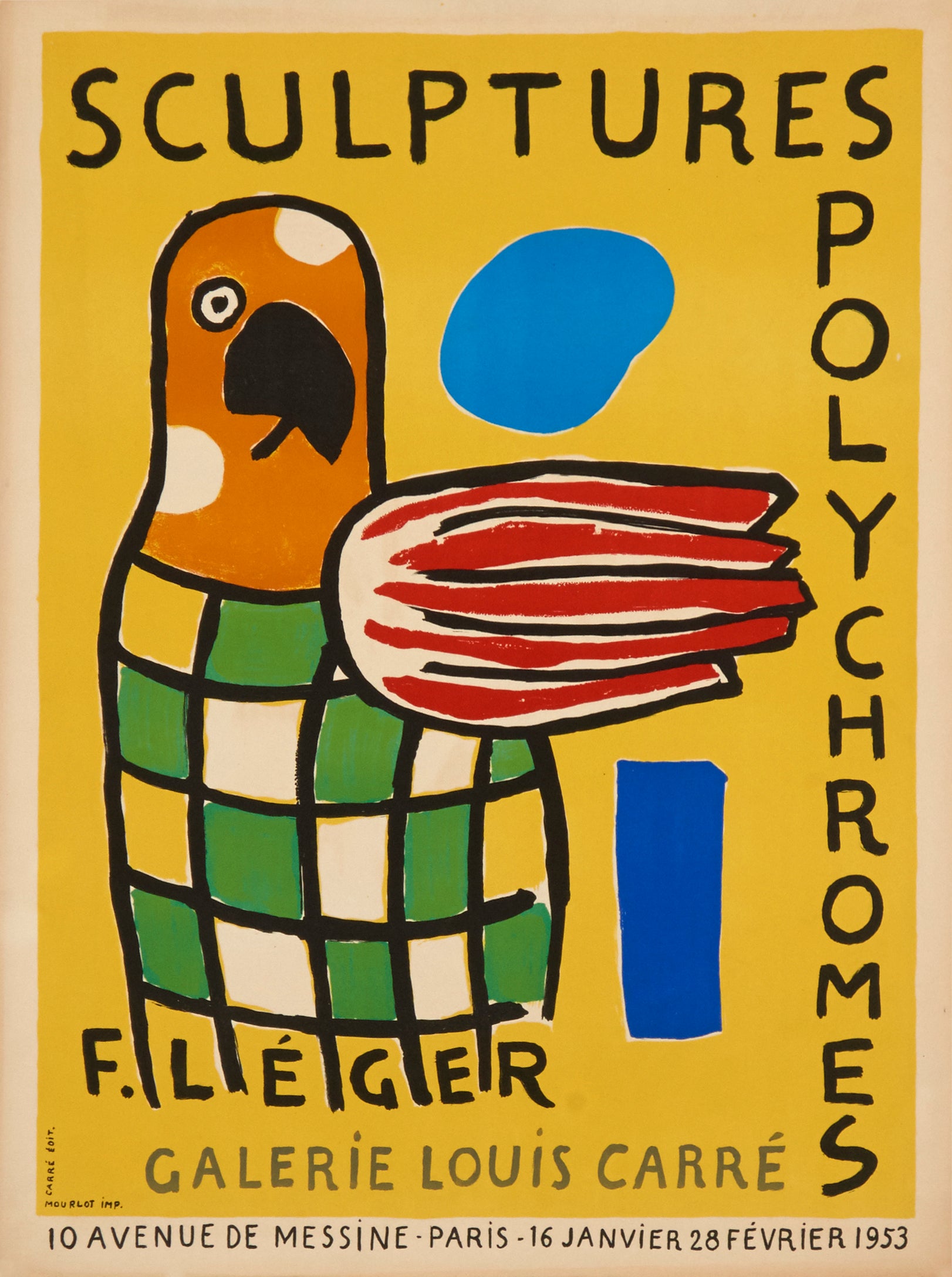 Sculptures Polychromes by Fernand Leger