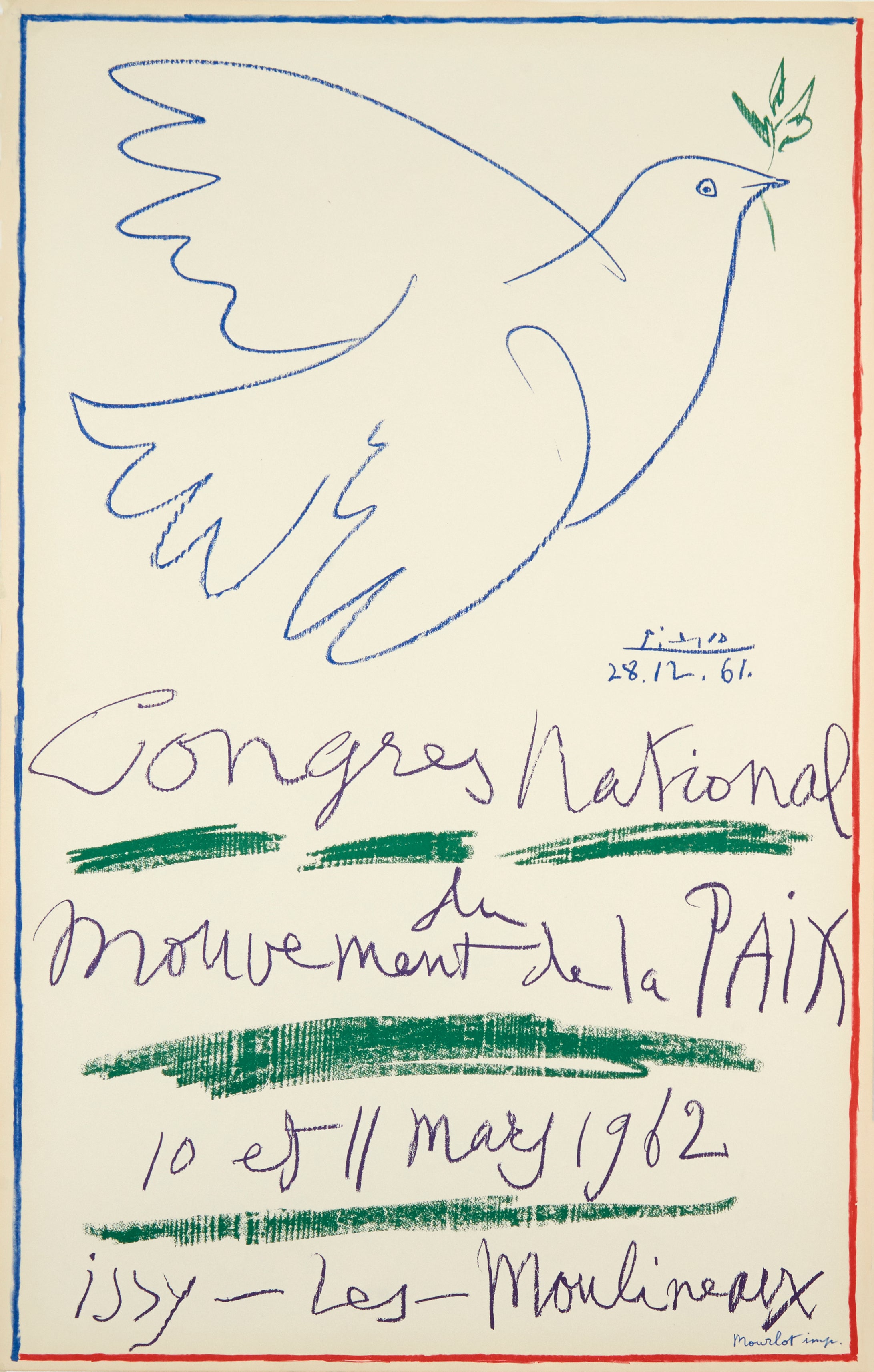 Congres National du Mouvement de la Paix - Issy-les-Moulineaux (after) –  Mourlot Editions