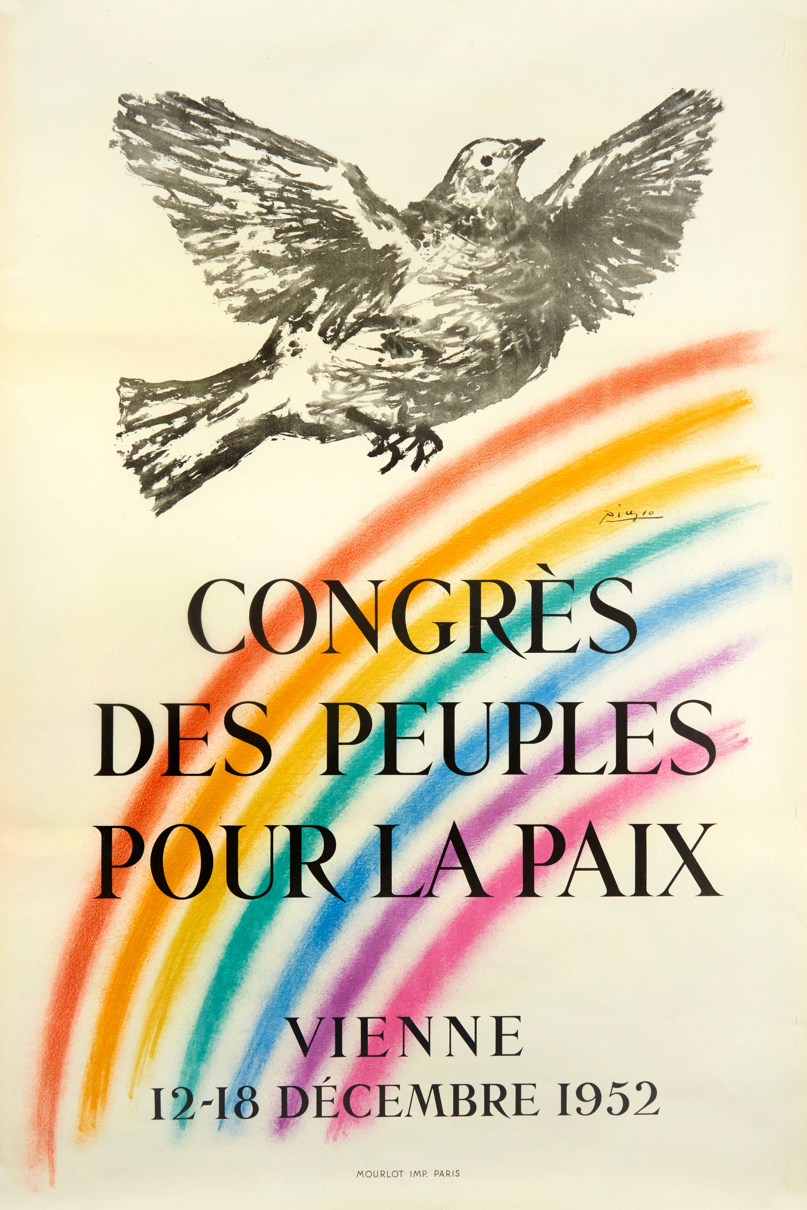 Congress des peuples pour la Paix - Vienne (after) Pablo Picasso