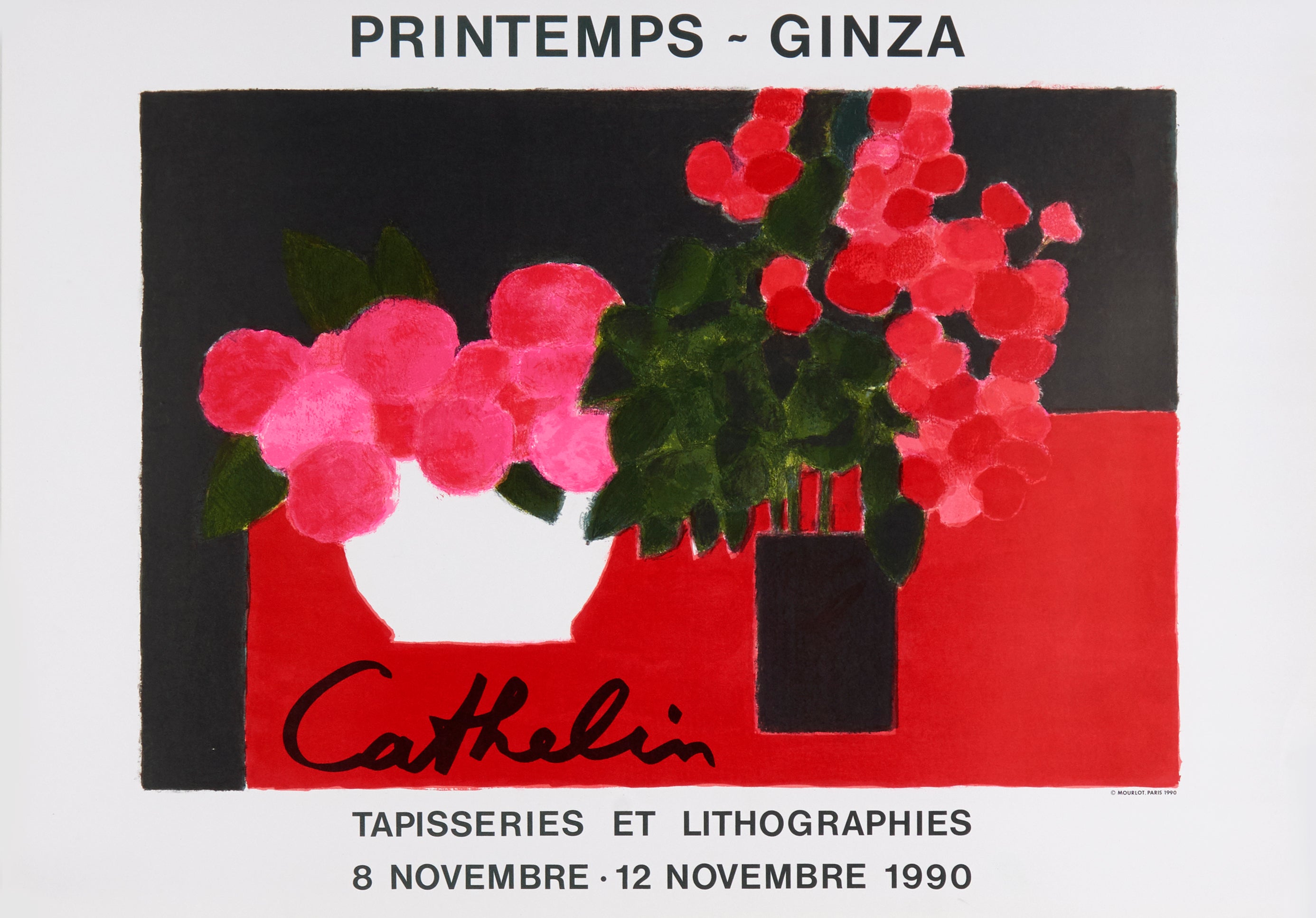 Printemps-Ginza by Bernard Cathelin – Mourlot Editions